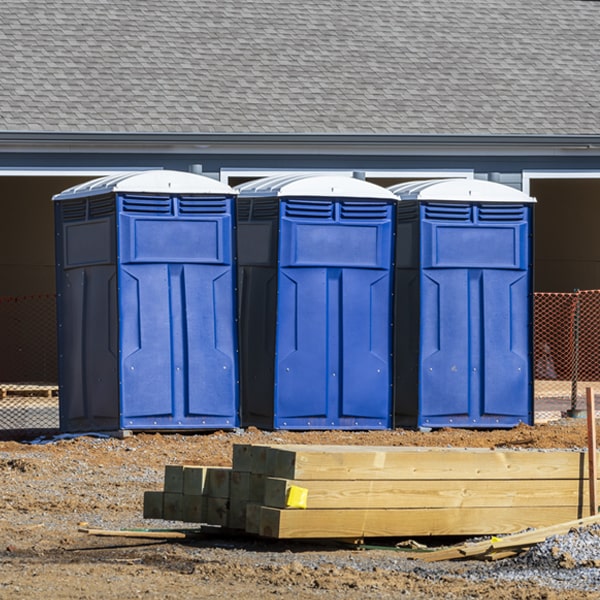how can i report damages or issues with the portable restrooms during my rental period in Riverside Connecticut
